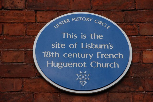 Lisburn Plaque | Huguenots in Ireland