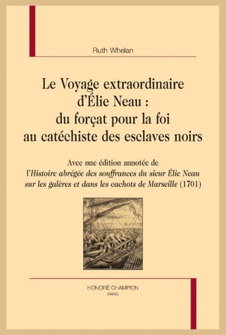 Elie Neau Publication Cover | Huguenots in Ireland